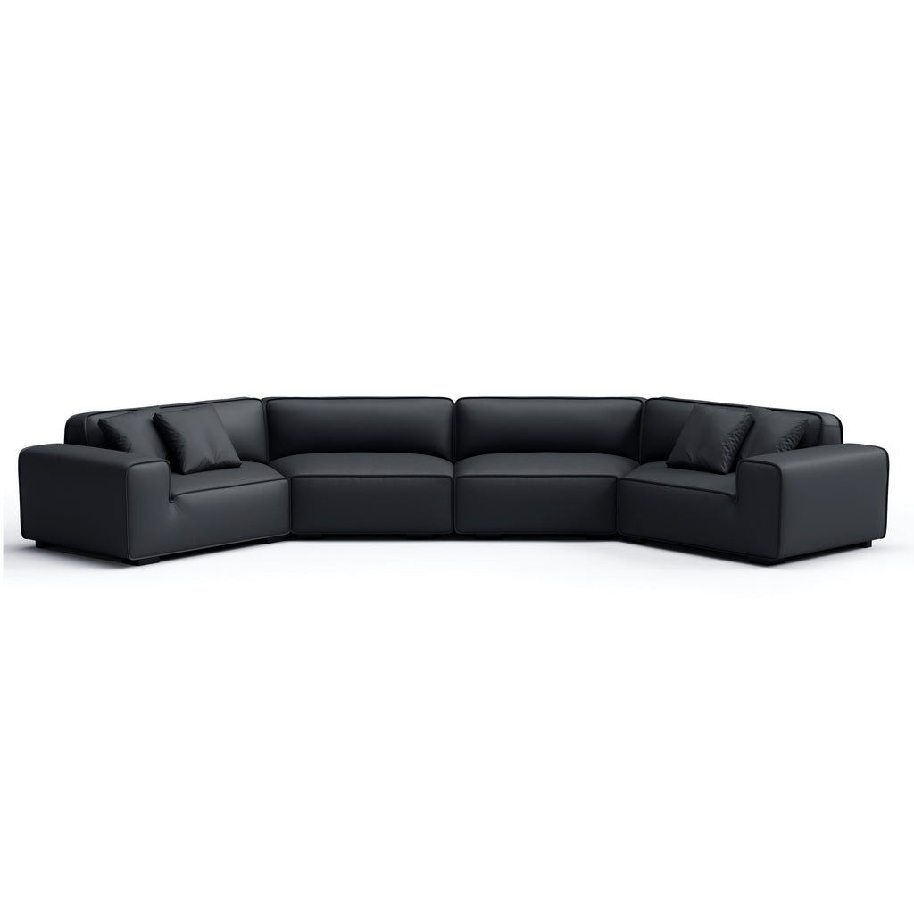 Domus U-Shaped Curved Modular Sectional Sofa