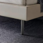 Mocha Slice Leather Bed