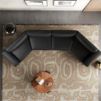 Domus U-Shaped Curved Modular Sectional Sofa