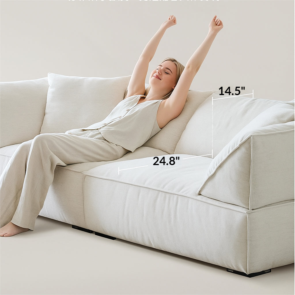 Brioche Soft Linen Sofa