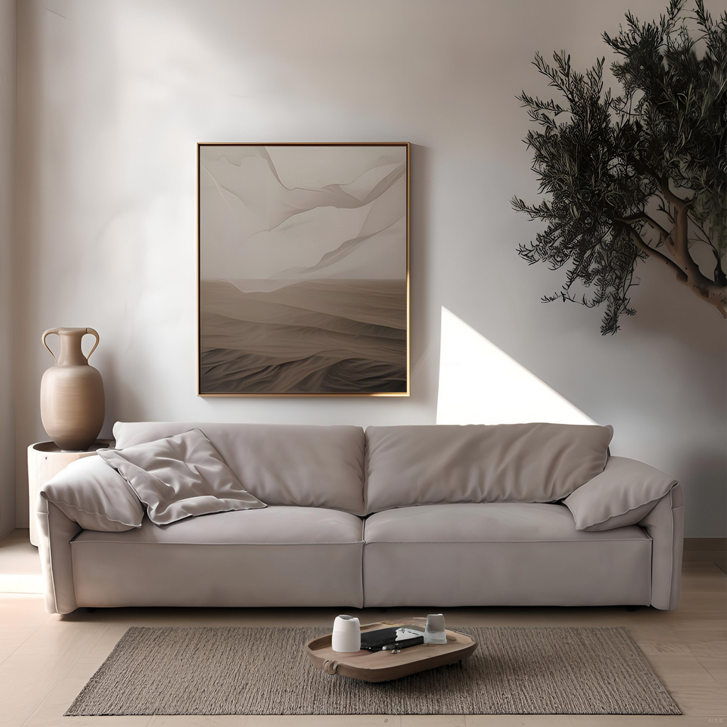 Dumbo Wabi-Sabi Gray Frosted Sofa