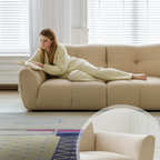 Cocoa Loaf Fabric Sofa