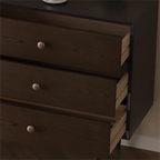Napoli Dark Walnut Storage Sideboard Cabinet