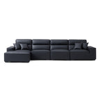Domus High-Back Modular Leather Sectional