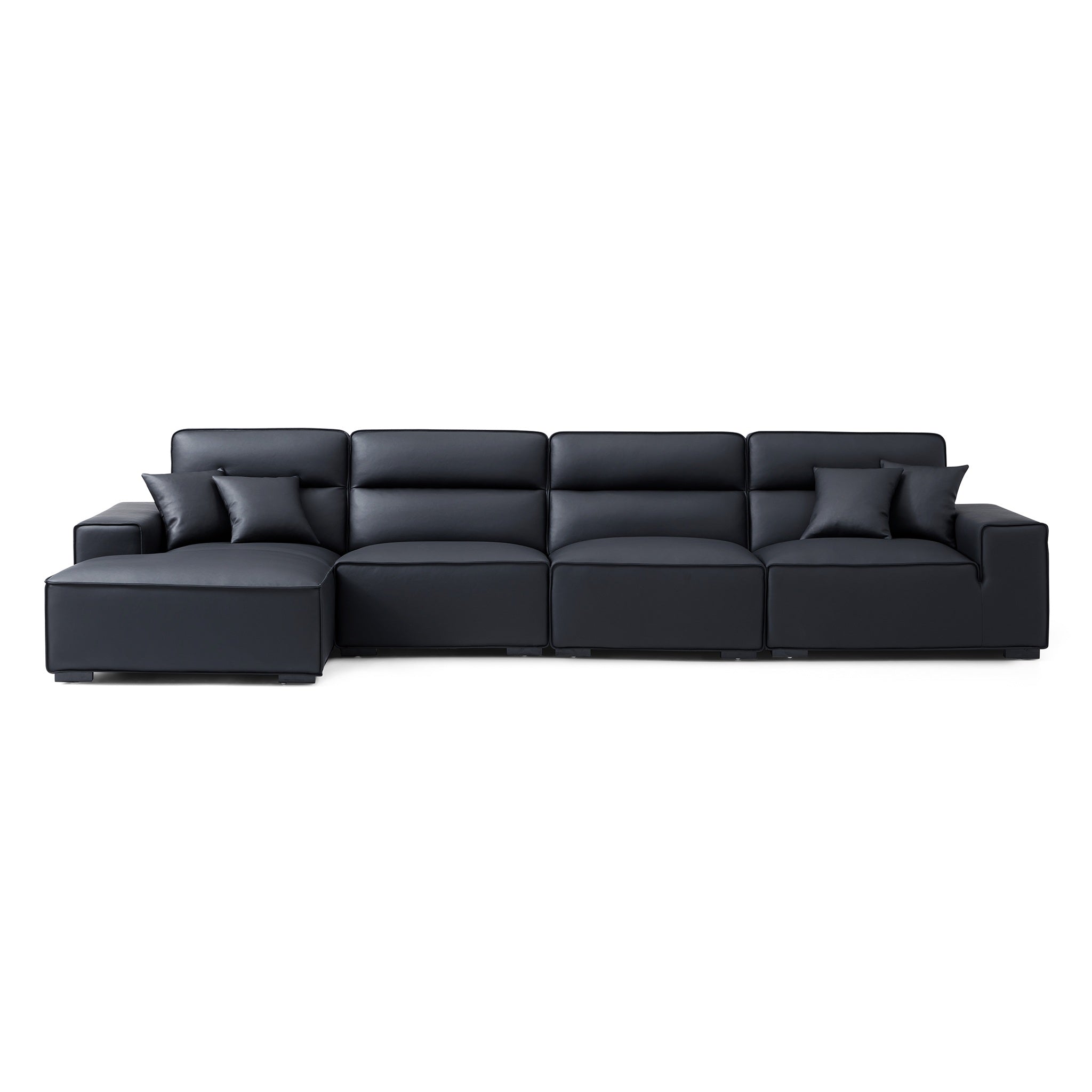 Domus High-Back Modular Leather Sectional