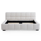 Cushy Boucle Fabric Bed