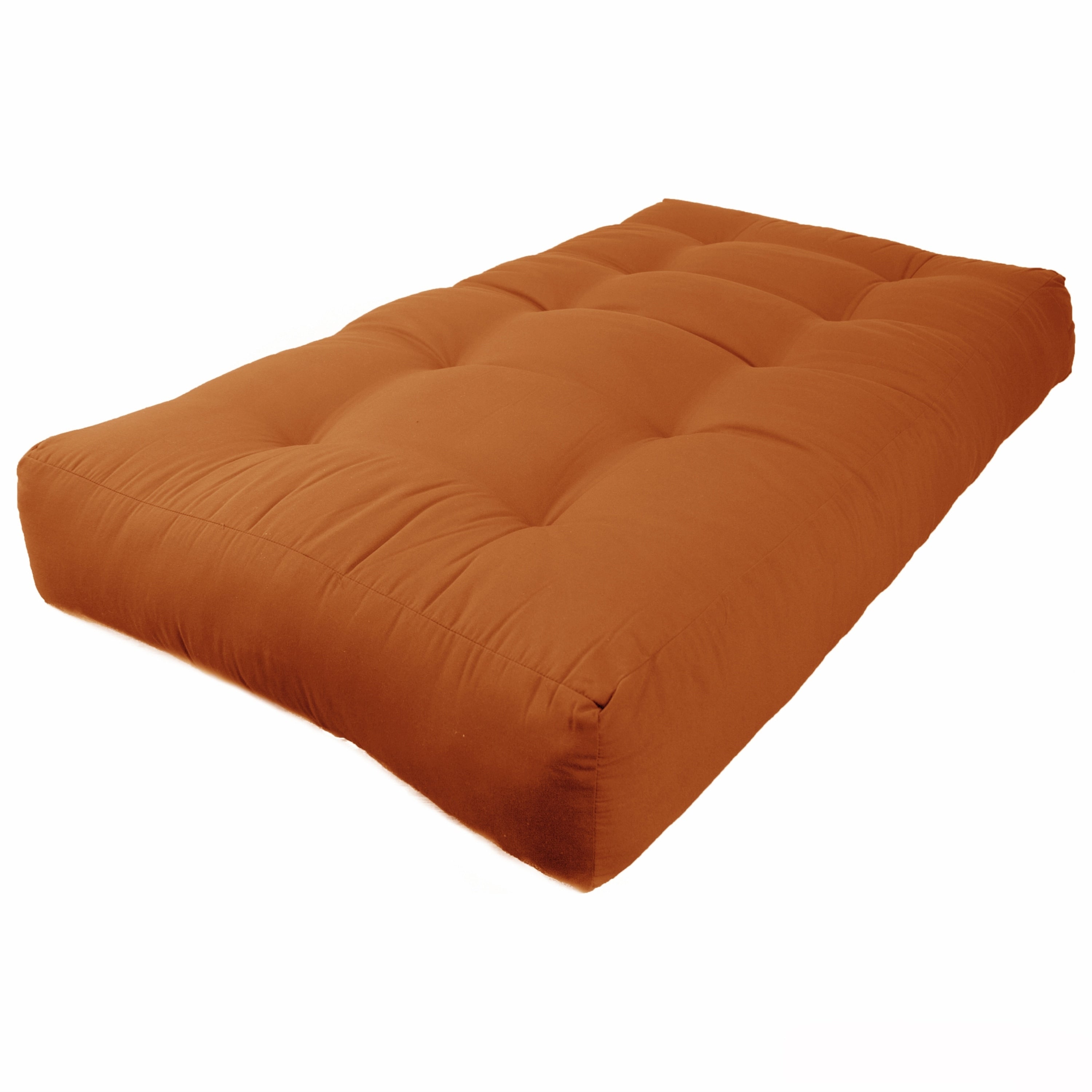 Matelas futon en sergé de 10 pouces d'épaisseur (simple, double ou grand lit)