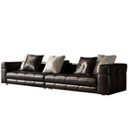 Blazer Black Leather Sofa