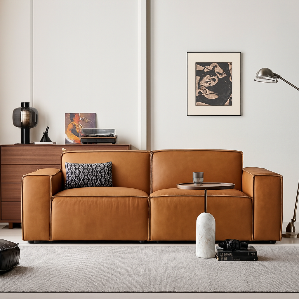 Kendall Italian Top Grain Leather Sofa