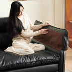 Lewis Adjustable Backrest Ultra-Wide Leather Sofa