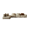 Sugar Cube Leather Sectional