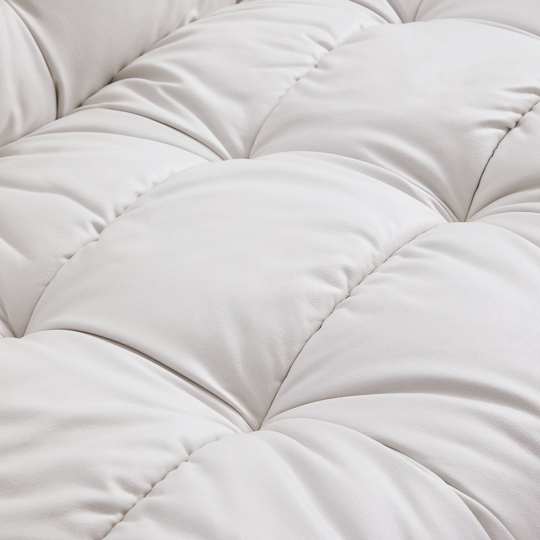 Boba Cream Leathaire Sectional Set