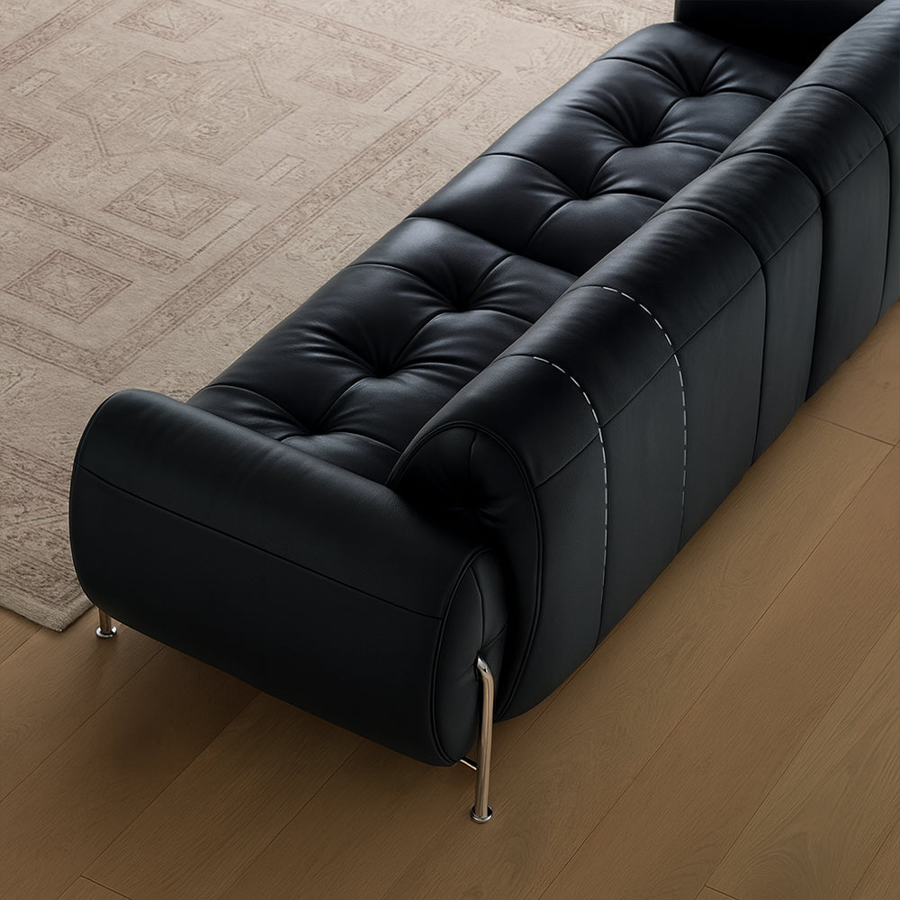 Banning Vintage Leather Sofa