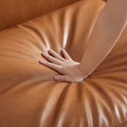 Benthe Modular Tan Open-End Sectional Sofa