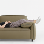 Elara Top Grain Leather Power Recliner Sofa