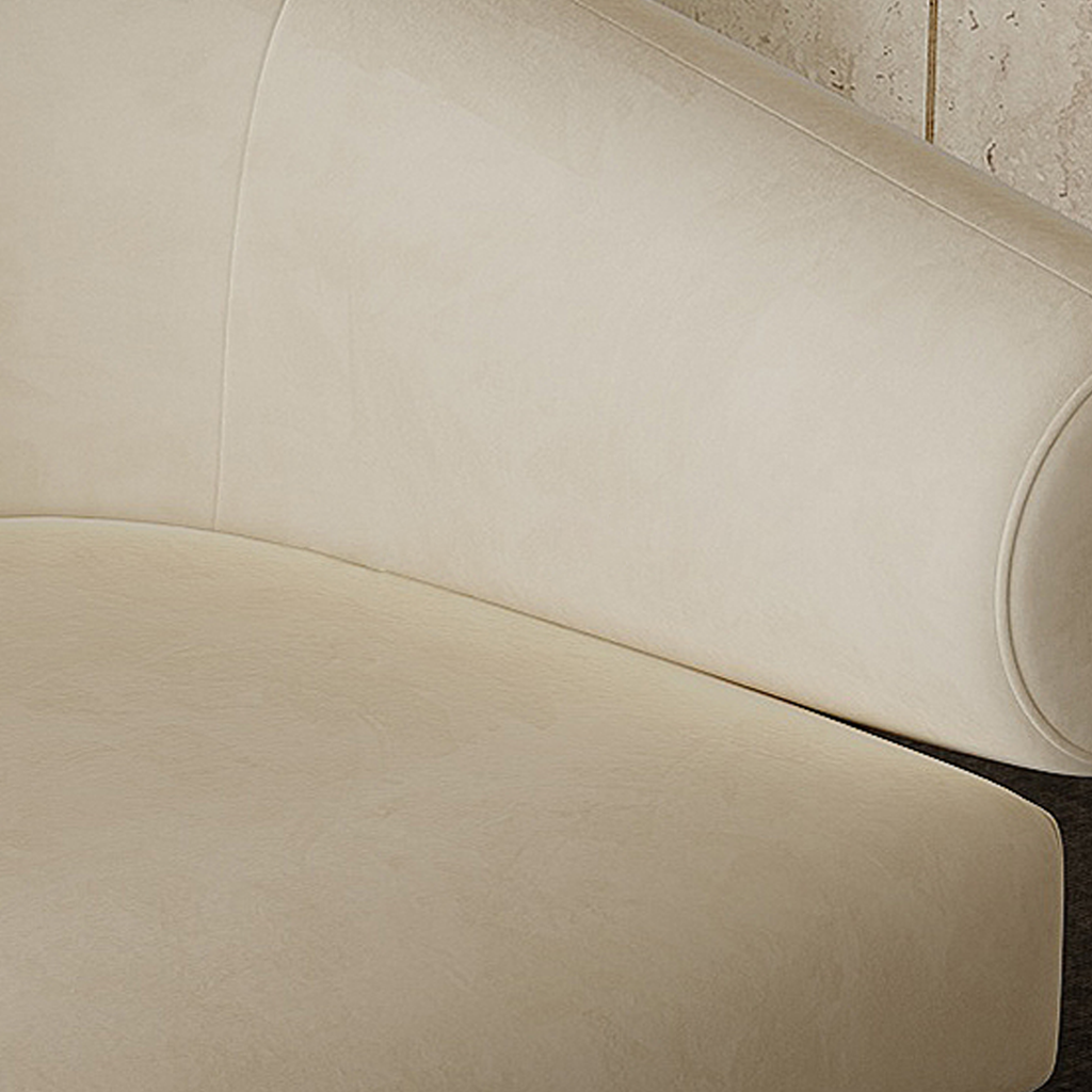 Arcana Curved Premium Velvet Sofa