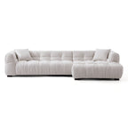 Boba Cream Leathaire Sectional Set