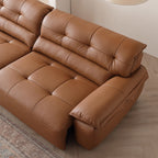 Ridhay Leather Sleeper Sofa