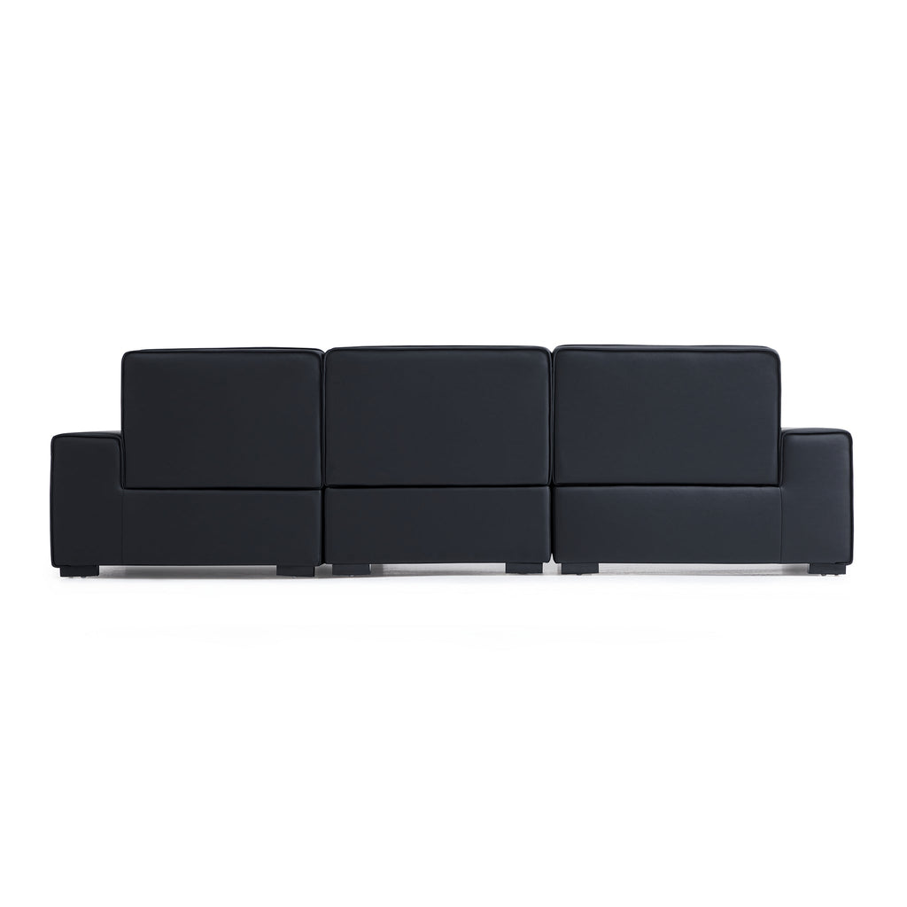 Domus High-Back Modular Leather Sectional