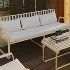 Mykonos Aluminum Outdoor Patio Conversation Set with Cushions