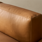 Geometry Low Profile Italian Leather Sectional