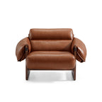 Retro Modern Leather Lounge Chair