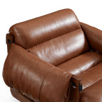 Retro Modern Leather Lounge Chair