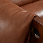 Retro Modern Leather Lounge Chair