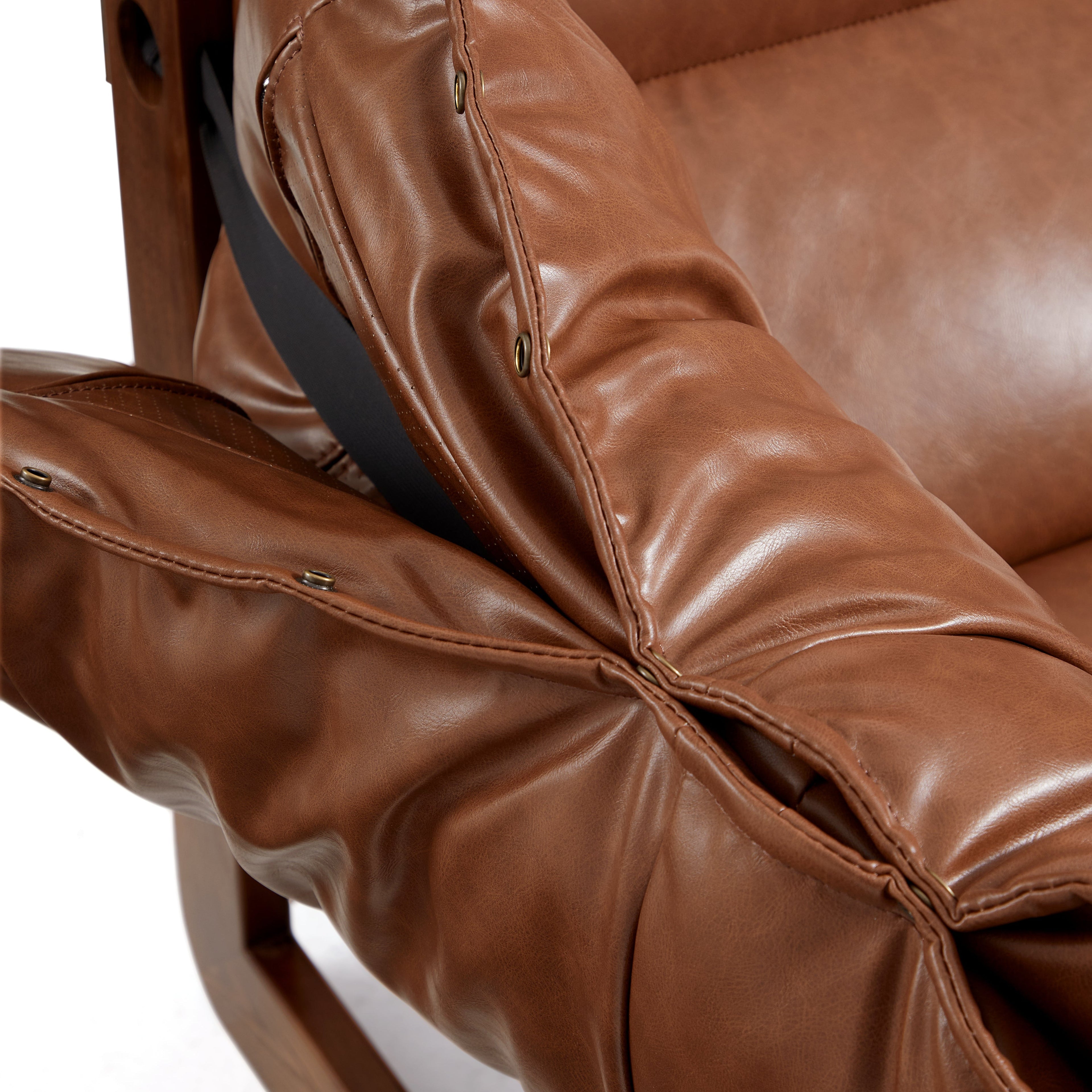 Retro Modern Leather Lounge Chair