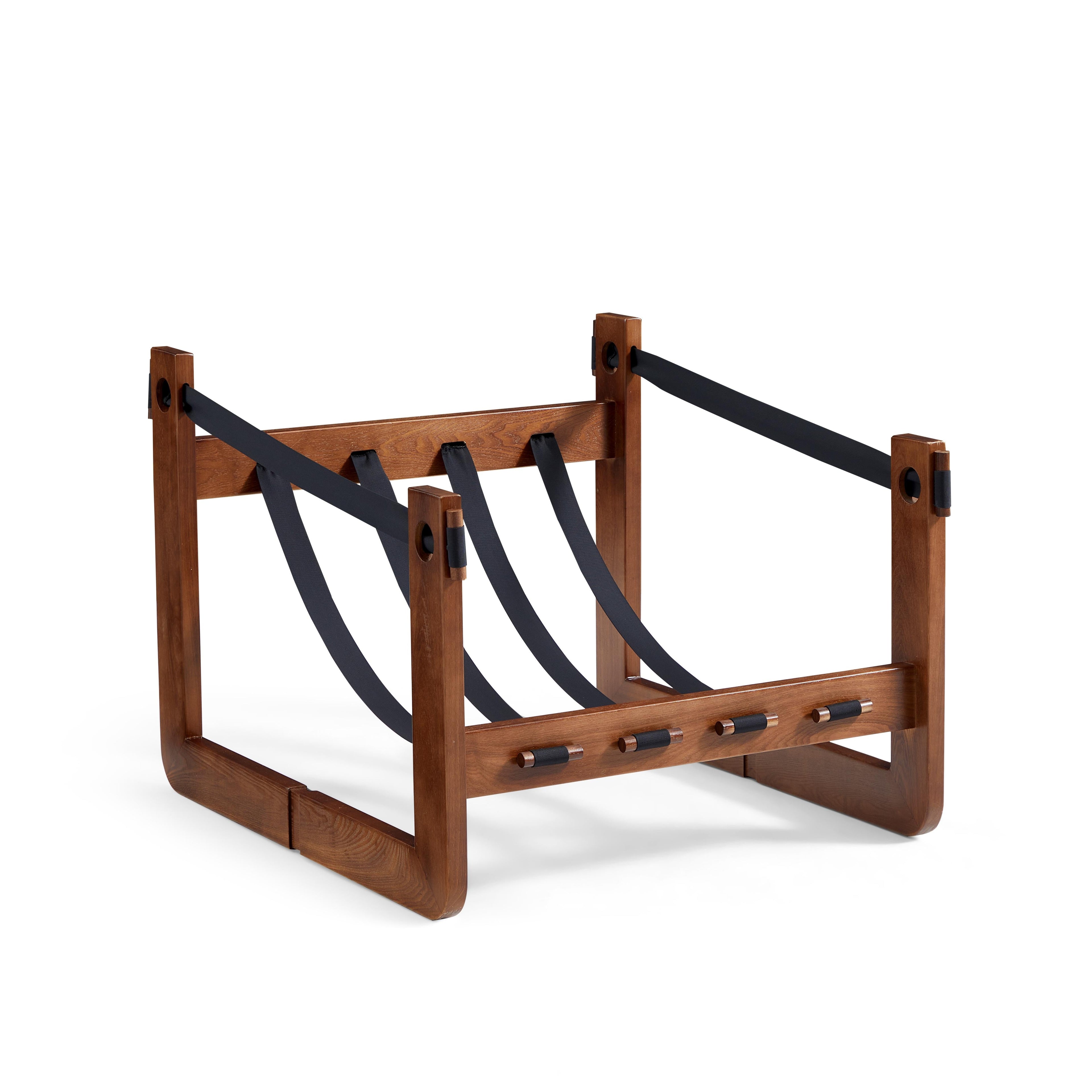 Retro Modern Leather Lounge Chair