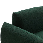 Verdant Lounge Green Boucle Armchair