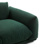Verdant Lounge Green Boucle Armchair
