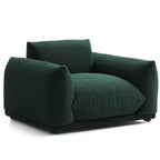 Verdant Lounge Green Boucle Armchair