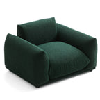 Verdant Lounge Green Boucle Armchair