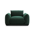Verdant Lounge Green Boucle Armchair