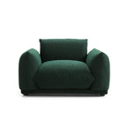 Verdant Lounge Green Boucle Armchair