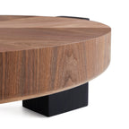 Ombre Walnut Round Coffee Table