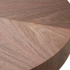 Ombre Walnut Round Coffee Table