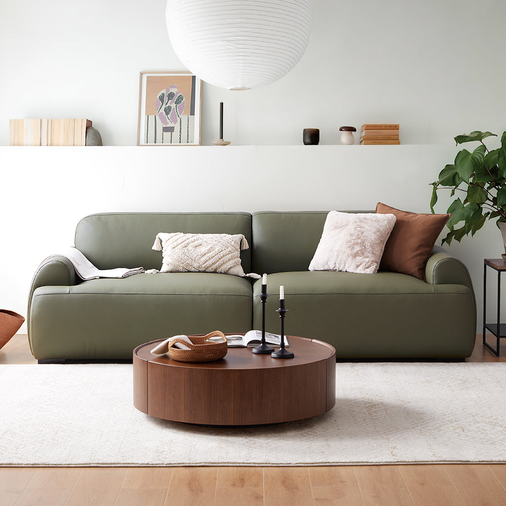 Brenley Modern Leather Sofa