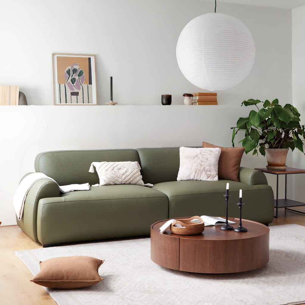 Brenley Modern Leather Sofa