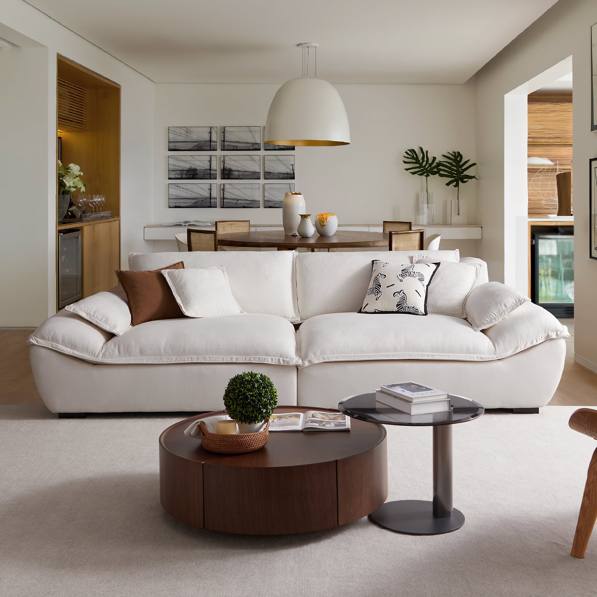 Casper Sailboat Fabric Sofa