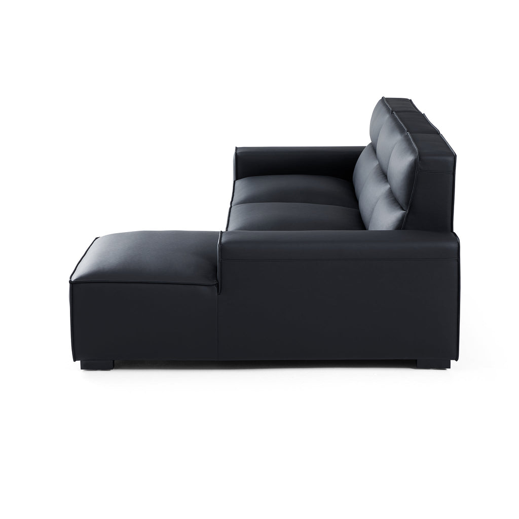 Domus High-Back Modular Leather Sectional