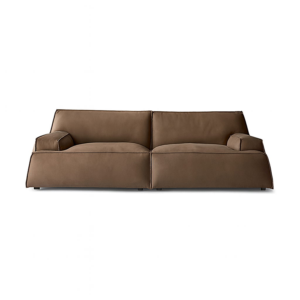 Deacon Modern Nubuck Leather Sofa