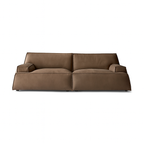 Deacon Modern Nubuck Leather Sofa