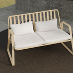 Mykonos Aluminum Outdoor Patio Conversation Set with Cushions