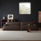 Deacon Minimalist Top Grain Leather Sofa