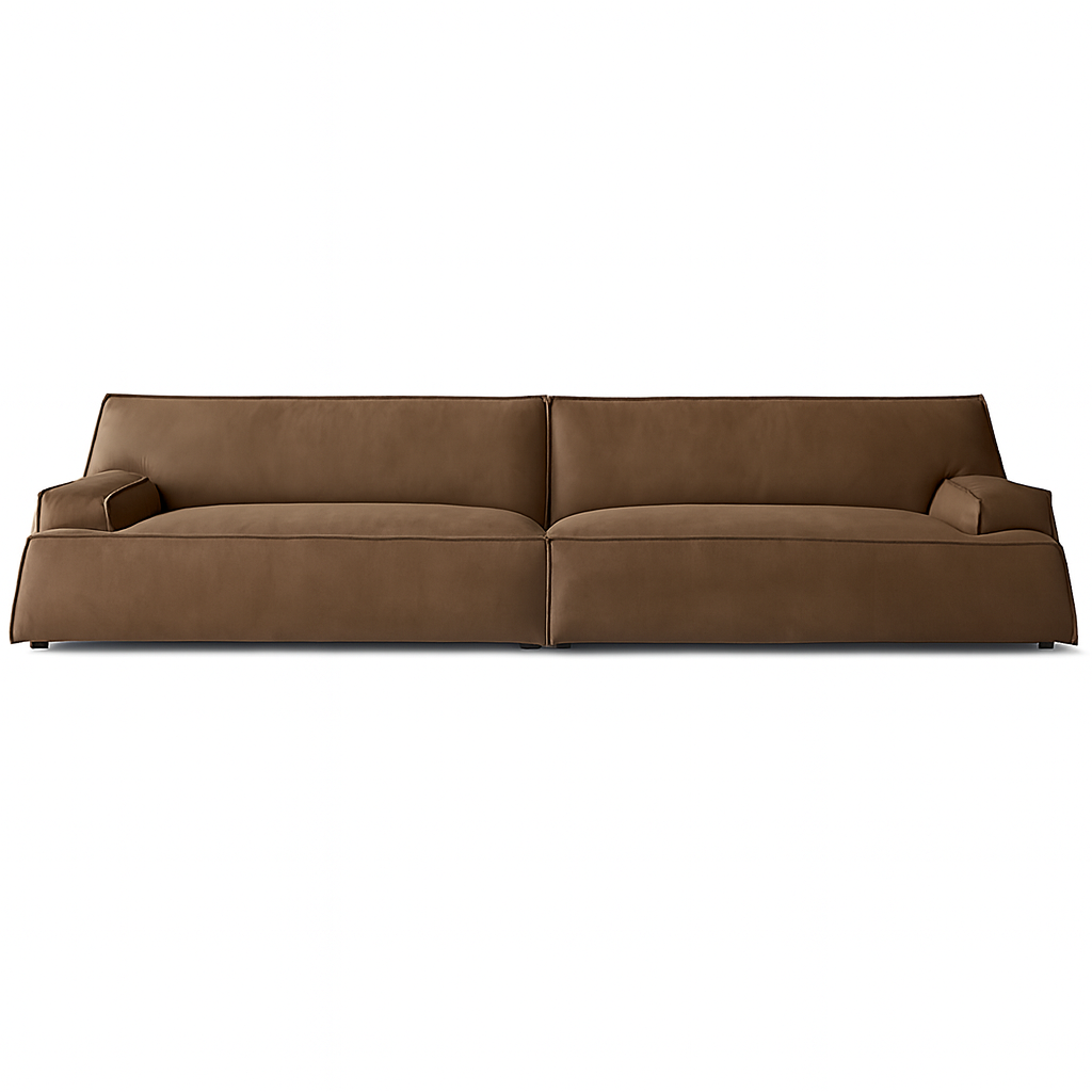 Deacon Modern Nubuck Leather Sofa