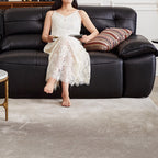 Ridhay Leather Sleeper Sofa