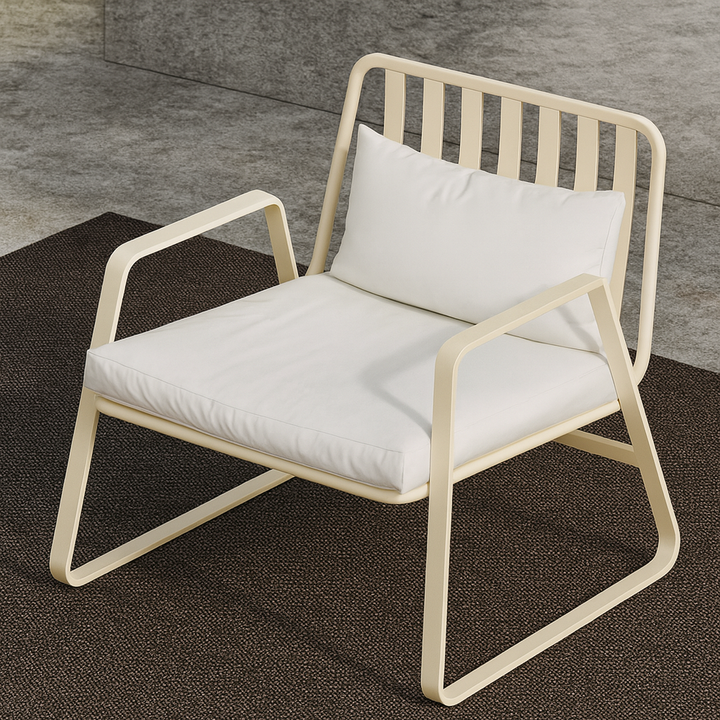 Mykonos Aluminum Outdoor Patio Conversation Set with Cushions