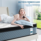 Matelas hybride moelleux de 14 pouces dans une boîte